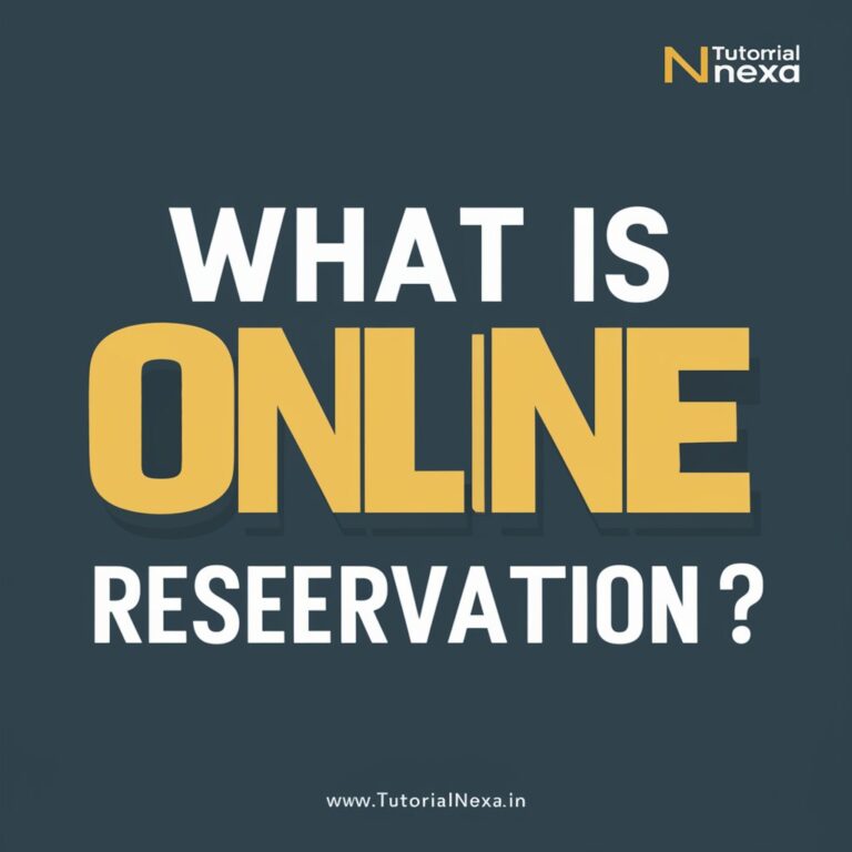 What Is Online Reservation? – TutorialNexa