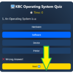MCQ: Operating System-9th class