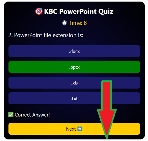 MCQ-MS POWERPOINT Class-9th