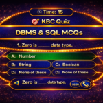 MCQ: RDBMS AND MYSQL