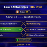 MCQ QUIZ: Network operating System/linux